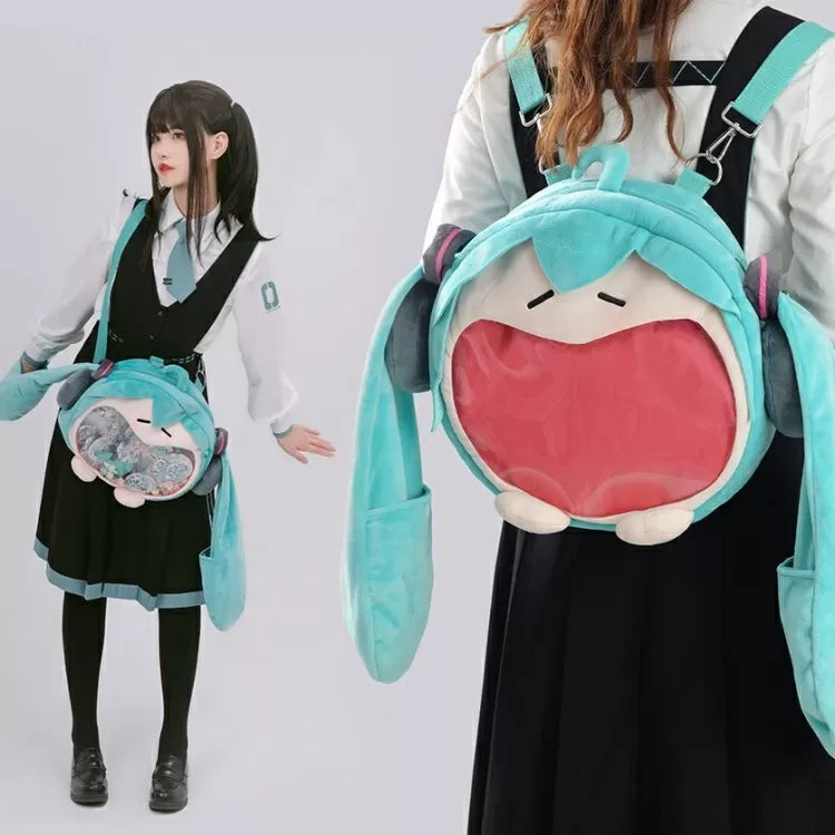 Hatsune Miku Laughing Mouth Bag