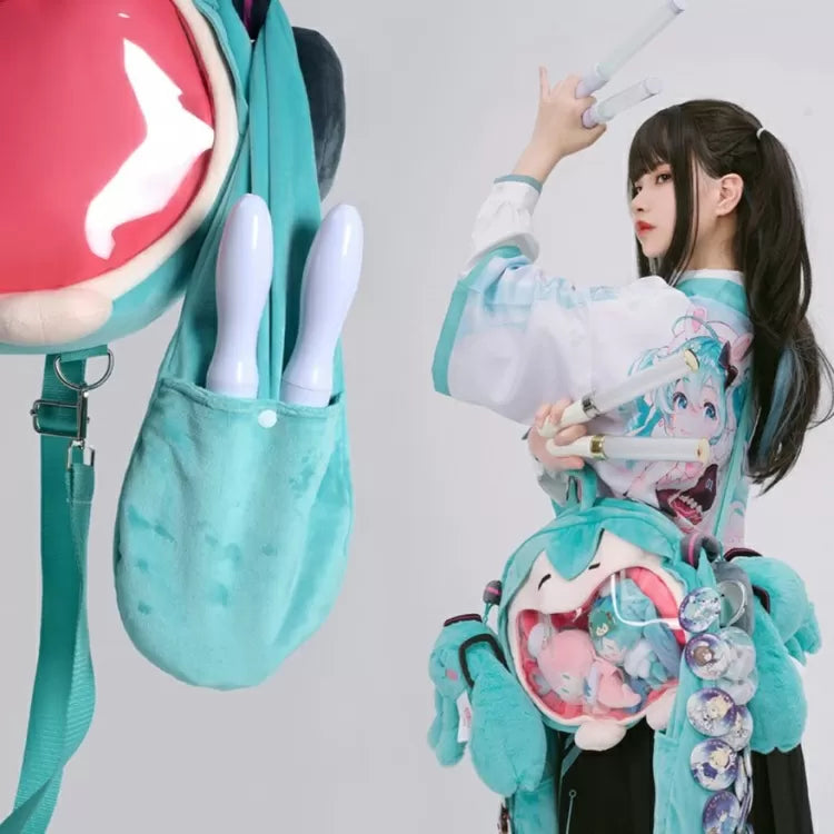 Hatsune Miku Laughing Mouth Bag