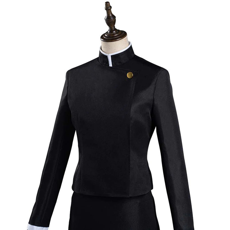 Anime Jujutsu Kaisen Halloween Carnival Suit Maki Zenin Cosplay Costume Uniform Skirt Outfit