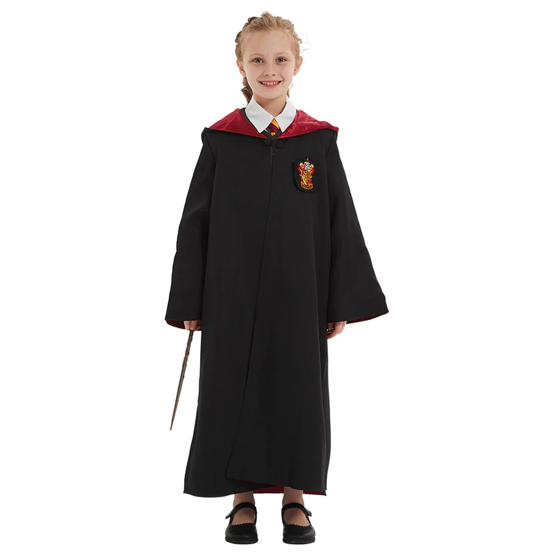 Child Hermione Granger Costume | Kids | Unisex | Black/Purple | S