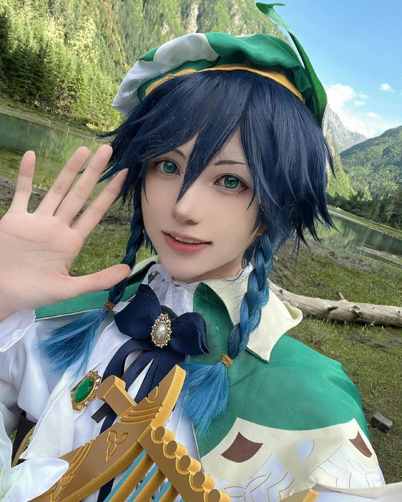 Venti Cosplay Game Genshin Impact Cosplay Costume
