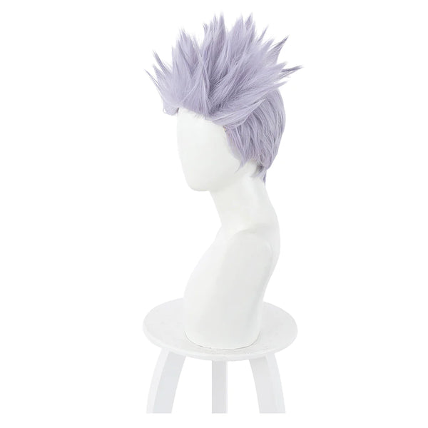 Jujutsu Kaisen Carnival Halloween Party Props Satoru Gojou Cosplay Wig Heat Resistant Synthetic Hair