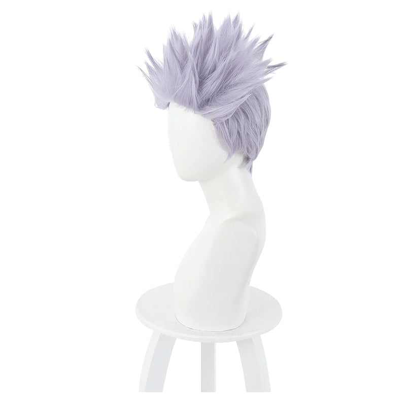 Jujutsu Kaisen Carnival Halloween Party Props Satoru Gojou Cosplay Wig Heat Resistant Synthetic Hair