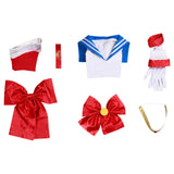 Anime Sailor Moon Halloween Carnival Suit Tsukino Usagi Cosplay Costume Kids Grils Dress Outfits