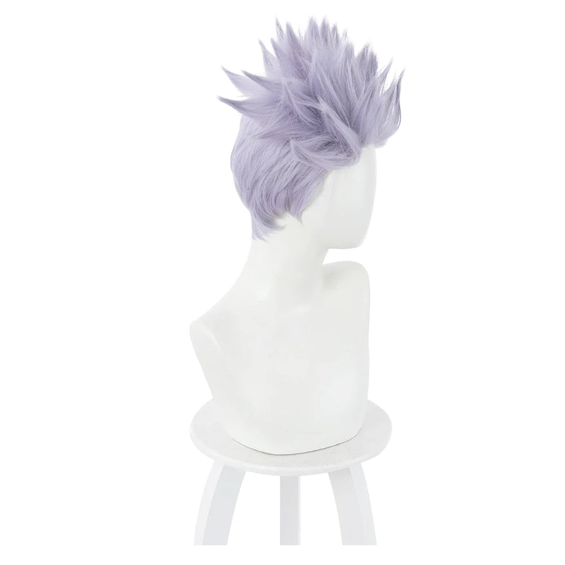 Jujutsu Kaisen Carnival Halloween Party Props Satoru Gojou Cosplay Wig Heat Resistant Synthetic Hair