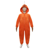 Kids Children Chainsaw Man-Pochita Cosplay Costume Jumpsuit Pajamas Sleepwear Halloween Carnival Suit