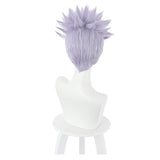 Jujutsu Kaisen Carnival Halloween Party Props Satoru Gojou Cosplay Wig Heat Resistant Synthetic Hair