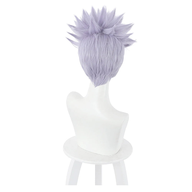 Jujutsu Kaisen Carnival Halloween Party Props Satoru Gojou Cosplay Wig Heat Resistant Synthetic Hair