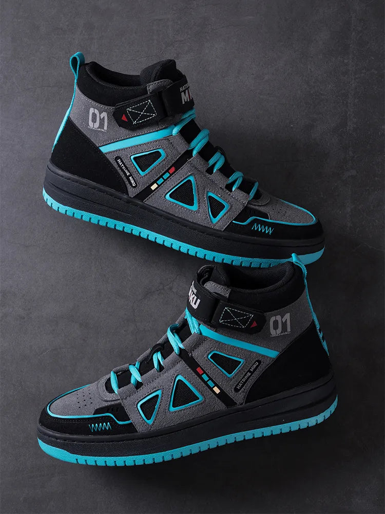 Hatsune Miku " Rider " Unisex Black Sneakers