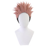 Jujutsu Kaisen Carnival Halloween Party Props Ryomen Sukuna Cosplay Wig Heat Resistant Synthetic Hair