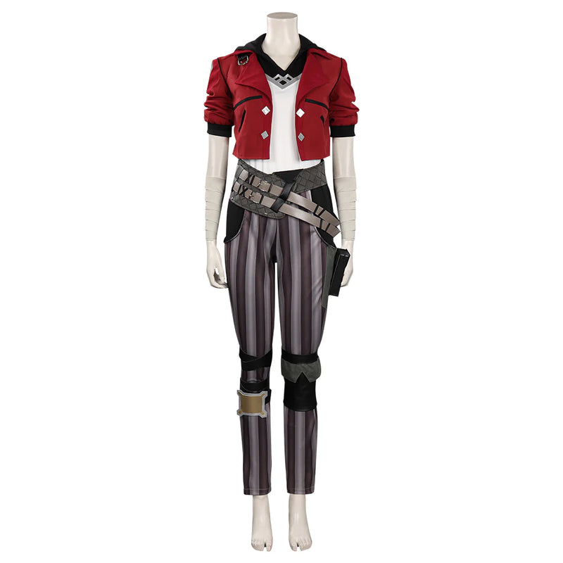 Arcane: League Of Legends - Vi The Piltover Enforcer Outfits Cosplay Costume Halloween Carnival Suit
