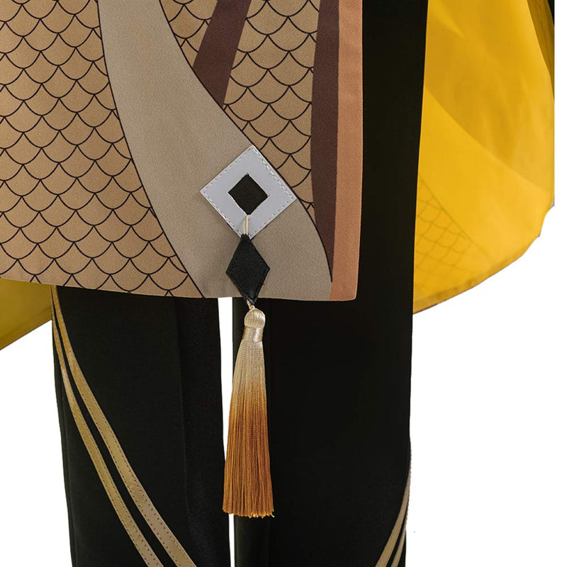 Zhongli Genshin Impact Cosplay Costume Outfits Halloween Carnival Suit