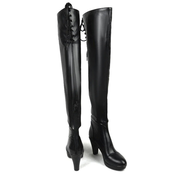 NieR: Automata 2B YoRHa No. 2 Type B Heroine Cosplay Costume Shoes Boots
