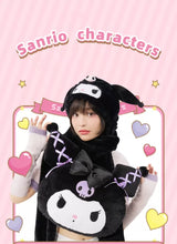 Sanrio Kuromi Black and White Plush Pillow