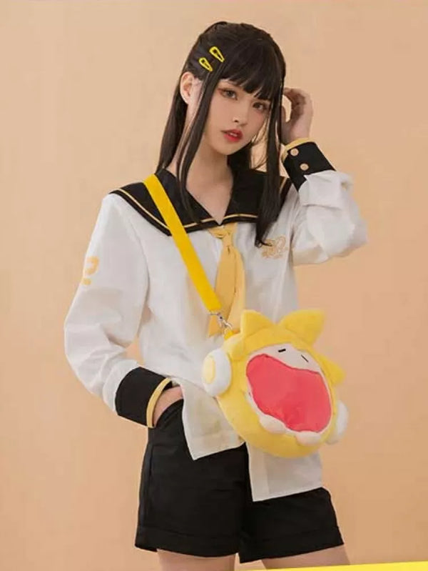 Kagamine Len Laughing Mouth Ita Crossbody Bag Small Version